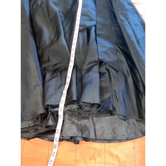 XSCAPE JONNA SEQUIN TUXEDO BODICE AND SATIN SKIRT MAXI DRESS 12 WOMENS ($300) - Picture 8 of 8